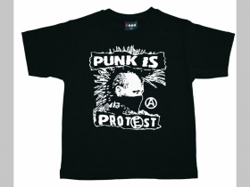 Punk is Protest - detské tričko materiál 100% bavlna značka Fruit of The Loom